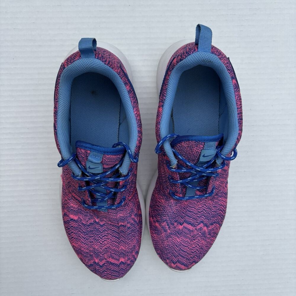 Nike Roshe Running Shoes Pink kids Size 7 Sneaker School Preppy - Picture 7 of 11